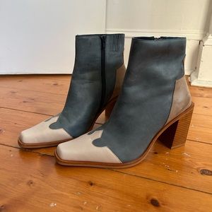 Jeffrey Campbell western ankle boots, size 7